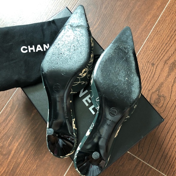 π£HPπ₯³Chanel vintage mules shoes 38 With box todie4 - Picture 6 of 9